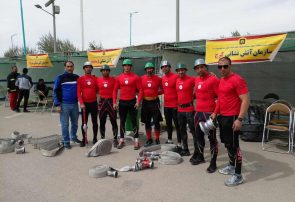 گزارش تصویری مسابقات عملیاتی ورزشی آتشنشانان در شهر یزد